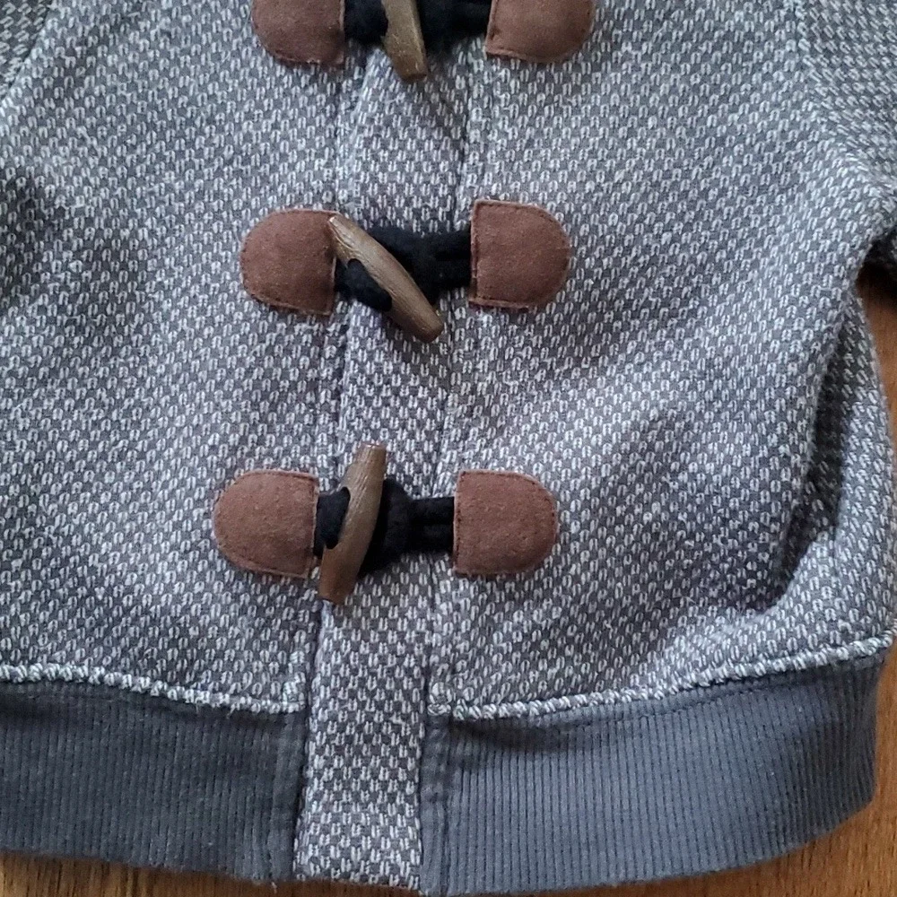 Carters‎ Boys Knit Taupe Preppy Toggle Jacket Size 3M